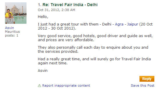  Golden Triangle Tours tripadvisor reviews
