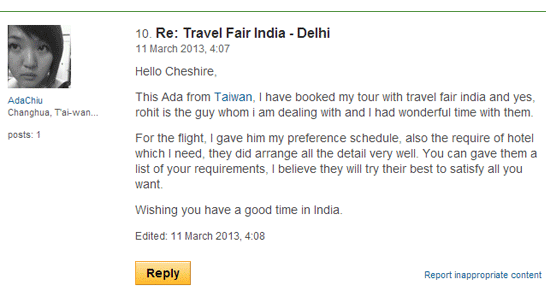  Golden Triangle Tours tripadvisor reviews
