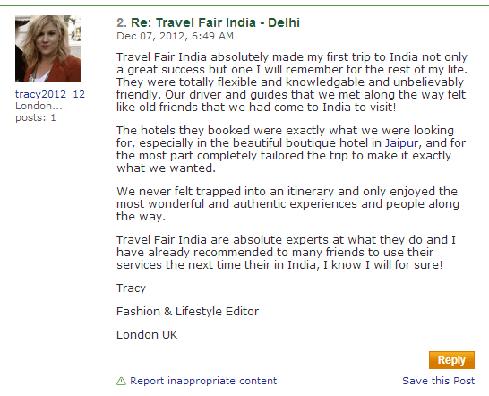  Golden Triangle Tours tripadvisor reviews