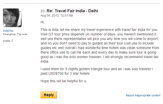  Golden Triangle Tours tripadvisor reviews