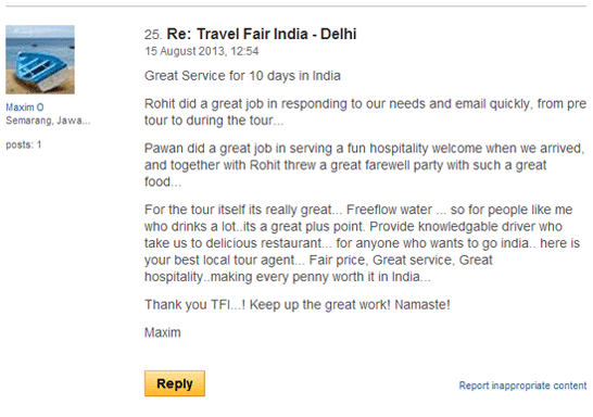  Golden Triangle Tours tripadvisor reviews