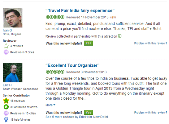  Golden Triangle Tours tripadvisor reviews