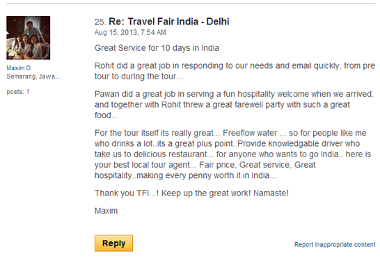  Golden Triangle Tours tripadvisor reviews