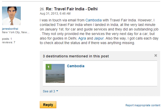  Golden Triangle Tours tripadvisor reviews
