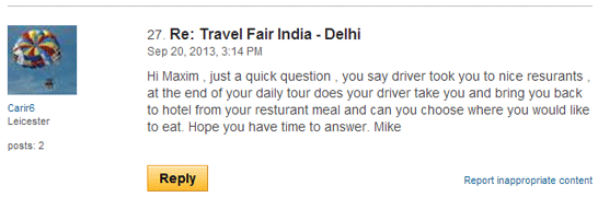 Golden Triangle Tours tripadvisor reviews