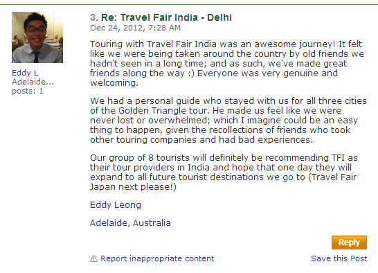  Golden Triangle Tours tripadvisor reviews
