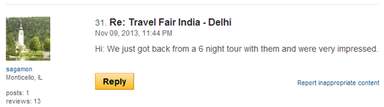  Golden Triangle Tours tripadvisor reviews