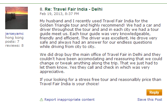  Golden Triangle Tours tripadvisor reviews